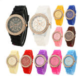 Crystal Jelly Gel Silicone Quartz Wrist Watches