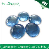 Beautiful Colored Gems Shape Glass Stone for Fireplace Decoration