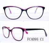 Four Color Fashionable Acetate Women Eyeglass Optical Frame