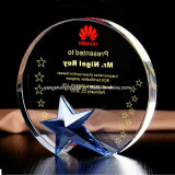 Laser Engraving Crystal Award Trophy with Custom Personalized Logo