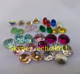 Colorful Rhienstone Oval Shape for Jewelry Decoration (DZ-3002)