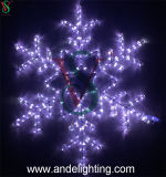 LED Christmas Snowflake Motif Lights for Shopping Mall Decoration