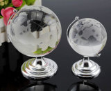 Delicate Clear Earth Glass Promotion Gift Crystal Terrestrial Globe
