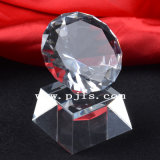 Glass Crystal Diamond with Base Trophy Award