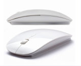 White Wireless Mouse Slim 1000dpi USB Receiver 3D Form-Fitting Thin Business Mouse