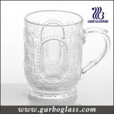 Middle East Style Carving Glass Mug (GB094709BP)