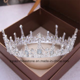 2018 Newest Customized Baroque Crystal Crown Wedding Decoration Glass Stonne Christmas Party Gift Tiaras Bridal Crown (BC-10)