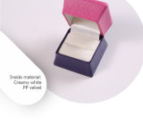 Plastic PU Leather Paper Jewelry Ring Box