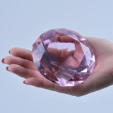 Pink Crystal Glass Diamond for Wedding Gift Souvenir