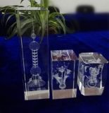 Custom Various Sizes Crystal Cube for Decoration