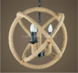 Decorative Rope Pendant Lamp for Home or Hotel, Ce, VDE