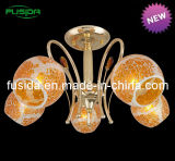 Popular Orange Glass Pendant Lamp in Yellow Glass