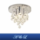 Modern Design 3-Light Decorative Crystal Ceiling Lamp for Hallway, Bedroom, Living Room, Kitchen, Dining Room (Chrome)