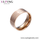 15124 Xuping Fashion Ring High Quality O-Ring Jewelry, Jewellery Blanks, Black Gun Color Rings Without Stone