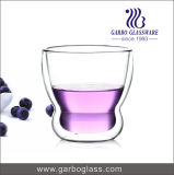 300ml Borosilicate Glass Tumbler for Hot Water Drinking with Double Wall GB500150300
