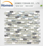 Hot Sale Stainless Steel Crystal Glass Mix Natural Stone Mosaic