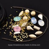 Mixed Jewelry Mini Beads Strass Christmas Golden Chains  Crystals Rhinestone Nail Art (TPR-52)
