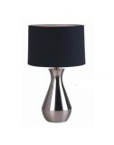 Modern Metal table lamp with Fabric Shade (WHT-228)