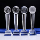 Crystal Trophies and Awards Customized Basketball Football Golf Tennis Logo Champions League Cup Trophy Souvenirs