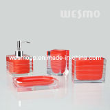 Transparent Polyresin Bathroom Set (WBP0835A)