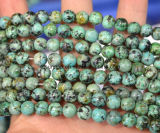 Semi Precious Stone Natural Crystal African Turquoise Bead Ball