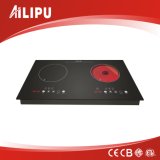 Sensor Touch Double Burners Induction Cooker and Hi-Light Cooker (SM-DIC09A-1)