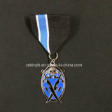 Custom Zinc Alloy Medal with Ribbon Attachment