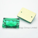 Wholesale Rectangle Stones with 2 Holes for Wedding Dress Accessory