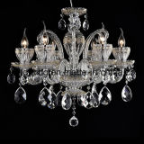 Luxury and Golden Hand-Drawing Crystal Chandelier Light