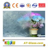 3-8mm Clear Richflower Patterned Glass Used for Window, Furniture, etc
