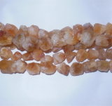 Semi Precious Stone Natural Crystal Citrine Rough Nugget Bead