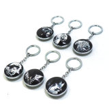 Wholesale Portable Promotional Souvenir Metal Keychain Hx-8473