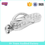 Crystal Metal Alloy Wholesale Flip Flop Charms