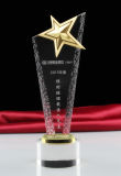 Customized Crystal Five Star Trophies