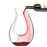 U Shape Crystal Wine Decanter U Shape Decanter Customize Glass Decanter Design
