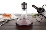 Best Selling Puere Glass Wine Decanter with Lid