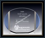 Crystal Award Plaques / Oval Plaque 5