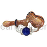 Tobacco Glass Smoking Pipes Glass Water Bubbler for Smoking (ES-HP-527)