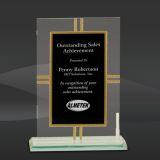 Jade Glass with Gold Trim Award (J-CGL11, J-CGL12)