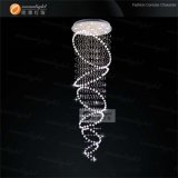 Stair Hanging Spiral Crystal Pendant Chandeliers Lamps Om9100