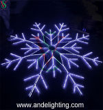 LED Christmas Snowflake Motif Lights for Wall Decoration