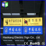 Double Side LED Ceiling Hanging Directional Sign