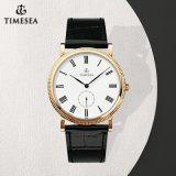 Fashion Man Style Unisex Simple Stlye Quartz Genuine Leather Wrist Watch 72331