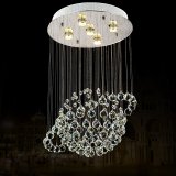 Whole-Sale Made in China Globe Shape Crystal Chandelier LED Pendant Lamp 6005-5