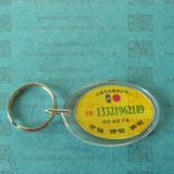 Plastic Printed Key Chain for Promotion (KYC23085)