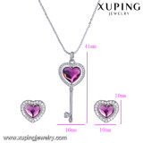 Xuping Fashion Jewelry Elegant Set Set-46 with Heart Shape Pendant for The Women Design
