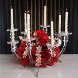 7 Arms Crystal Candle Holder with Competitive Price
