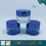 15ml Transparent Glass Cosmetics Jar