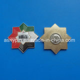 Custom UAE Eight Points Star Gold Badges Souvenir