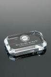 Oblong Gem Cut Crystal Paperweight Gifts (#5634)